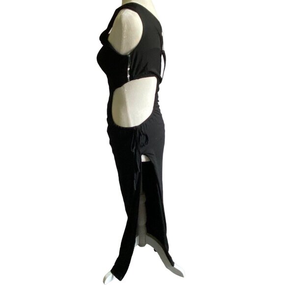 REVOLVE SNDYS Pamela Dress-Bod Con Dress-Side Cut Out-Black-Size 6-NWT - Picture 5 of 11